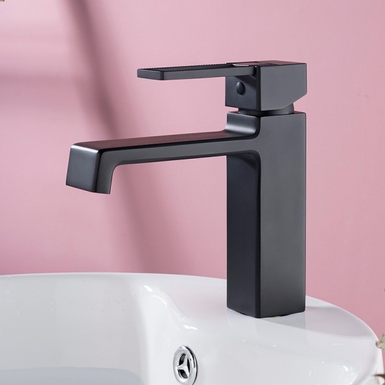 A605C-NGN black basin mixer STOCK