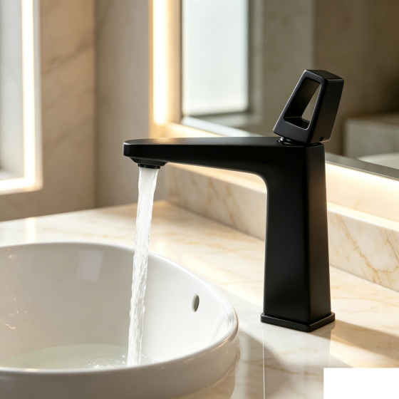 8006C black basin mixer stock