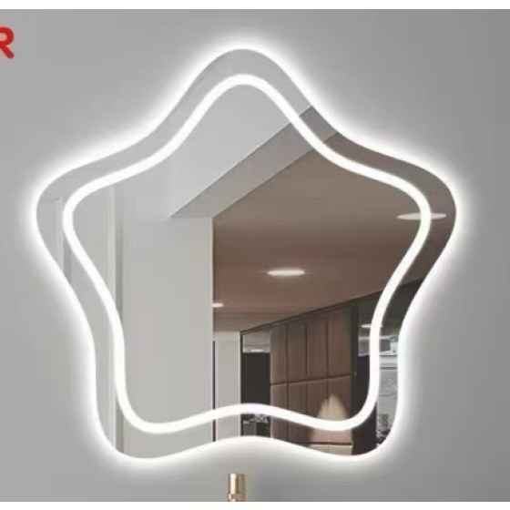T160-NGN 60*60 led mirror and light(Warm colors, white, blue),With back panel STOCK