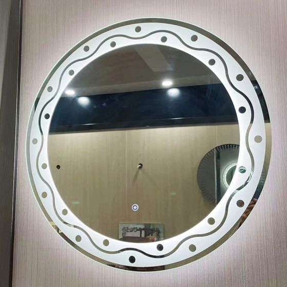 T191-NGN led mirror and light(Warm colors, white, blue),With back panel stock