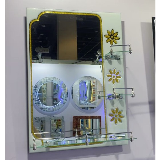 T141 50*70cm combined ordinary mirror with a storage rack