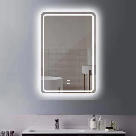T121-NGN 80×60 led mirror,and light(Warm colors, white, blue),With back panel STOCK
