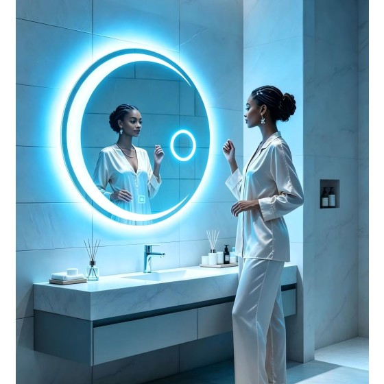 T178-NGN  led mirror,and light(Warm colors, white, blue),With back panel STOCK