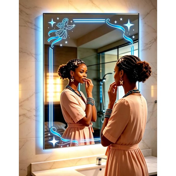 T38 60*80 MIRROR FAIRY&STARS YOUR HOMES ROMANTIC GLOW STOCK