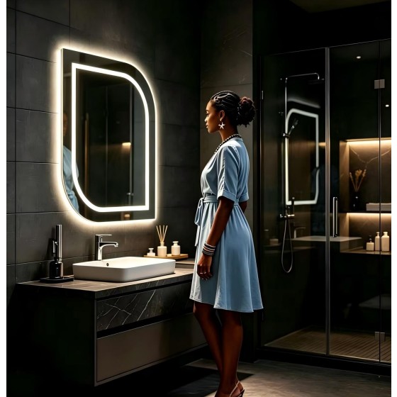 T127-NGN led mirror,and white Light,With back panel.stock