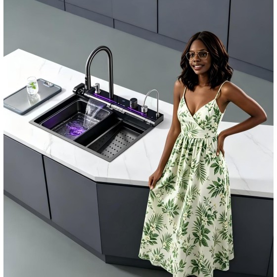 T315-NGN black sink ,STOCK