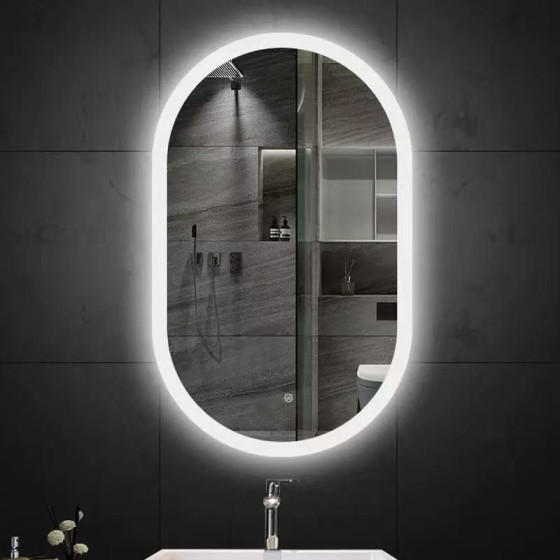 T111  50*70, 3 color light and frosted ,single switch  STOCK