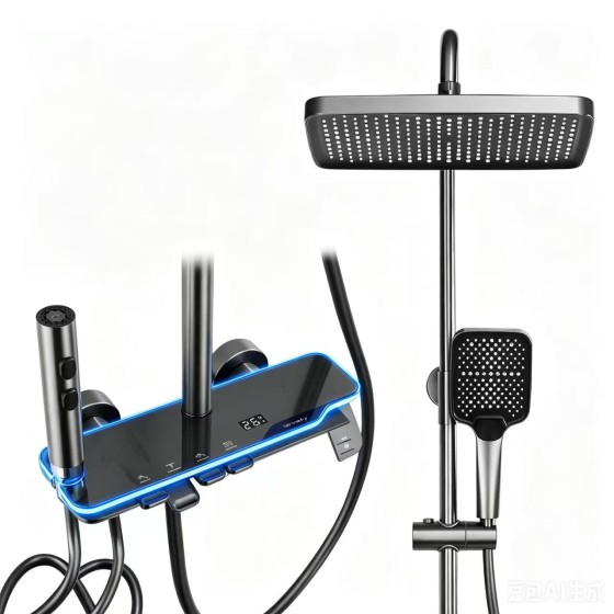 N441R-NGN  Gray shower set ,stock